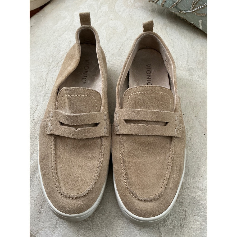Vionic Uptown Loafer Sand Suede Women's Size 9 - Picture 2 of 9